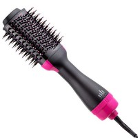 Hair dryer and straightener in one 220V 1000W travel blow infrared comb hair dryer brush electric