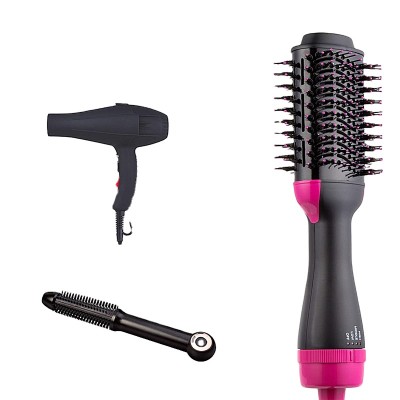 LDY Best Sales Hair Straightener Brush  Professional 2 in 1 Hair Straightener Rotating Comb Brush